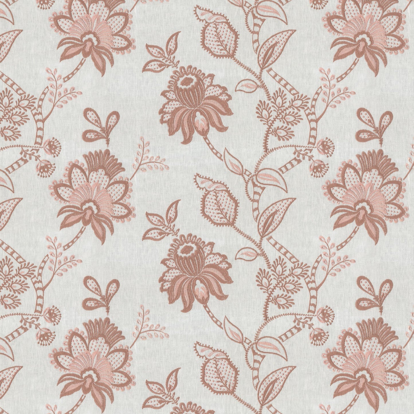 JF Fabrics LIVELY 43 Fabric Floral,Traditional,Transitional Pink  Embroidery - 8430143 J8581