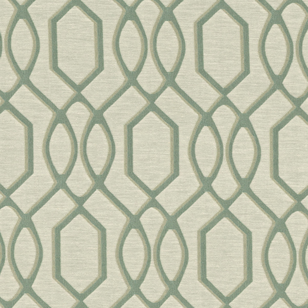 STOUT TEXTILES  DRAPERY,JACQUARD TRANSITIONAL,, GEOMETRIC SEACREST,SEAMIST,SEASPRAY   - LIZZ-1
