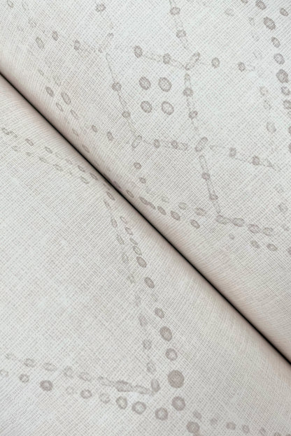 York Wallcoverings Lemieux et Cie Signature Souk Diamonds Smoke Wallpaper Bohemian Geometrics Greys   - LM5312