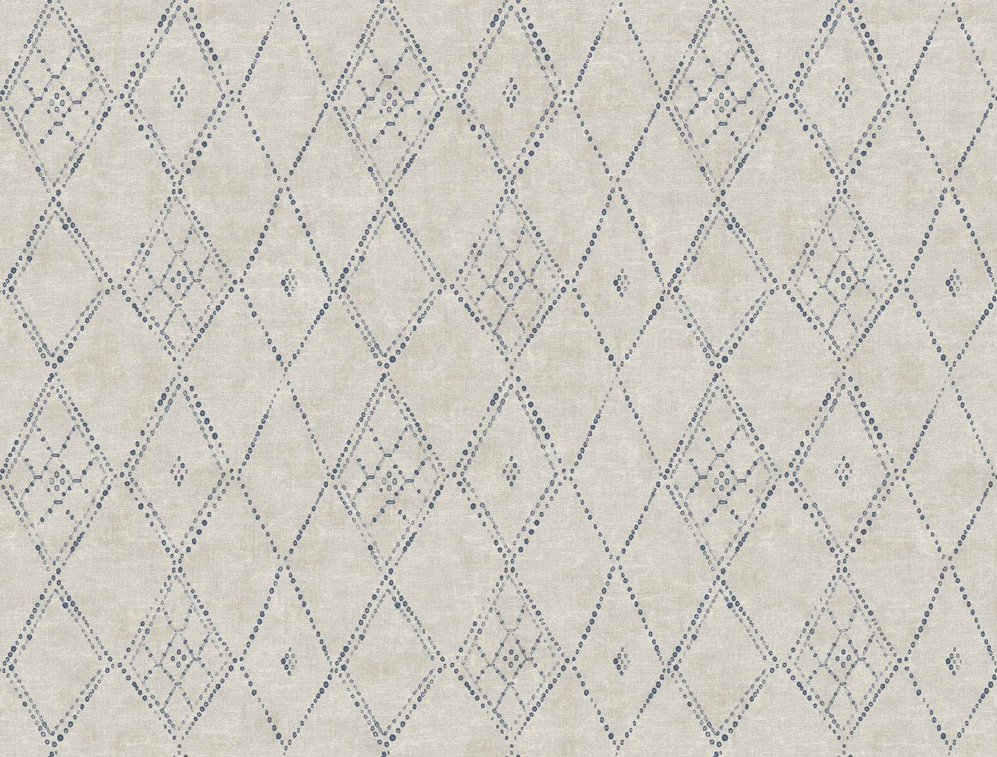 York Wallcoverings Lemieux et Cie Signature Souk Diamonds Taupe Wallpaper Kitchen and Bath Geometrics Blues   - LM5314