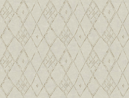 York Wallcoverings Lemieux et Cie Signature Souk Diamonds Gold Wallpaper Kitchen and Bath Geometrics Yellows   - LM5315