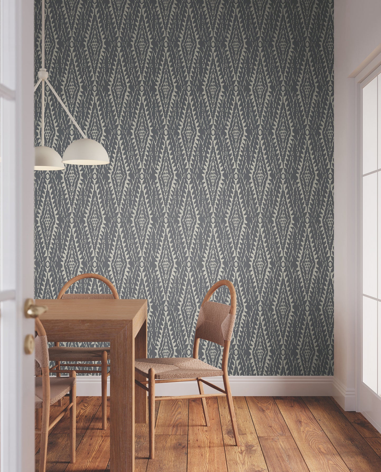 York Wallcoverings Lemieux et Cie Signature Rousseau Paperweave Charcoal Wallpaper Transitional Geometrics Greys   - LM5342