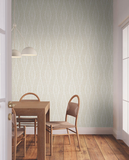 York Wallcoverings Lemieux et Cie Signature Rousseau Paperweave Linen Wallpaper Bohemian Geometrics Beiges   - LM5343