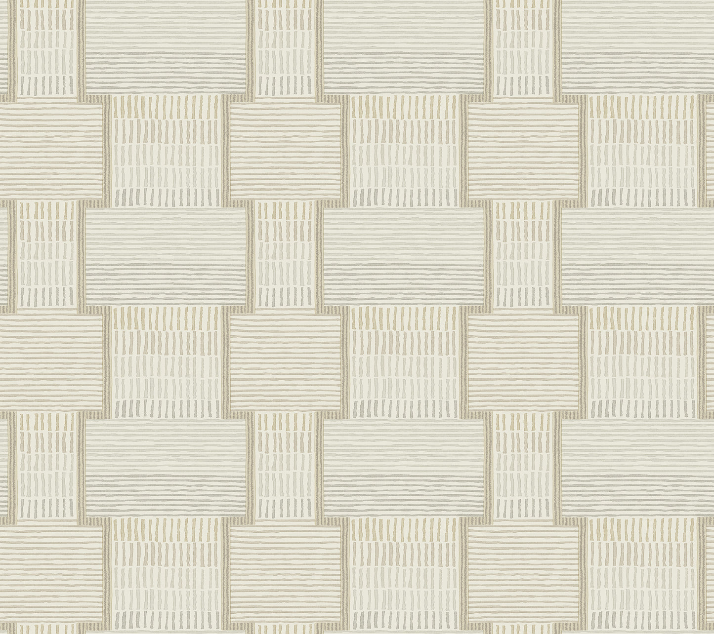 York Wallcoverings Lemieux et Cie Signature La Broderie Beige Wallpaper Modern Geometrics Beiges   - LM5371
