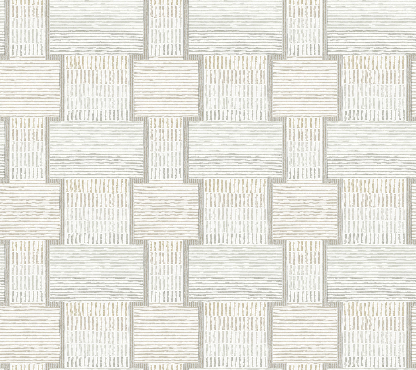 York Wallcoverings Lemieux et Cie Signature La Broderie Grey Wallpaper Modern Geometrics Greys   - LM5373