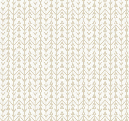 York Wallcoverings Lemieux et Cie Signature Martigue Stripe Ochre Wallpaper Bohemian Stripes Yellows   - LM5381
