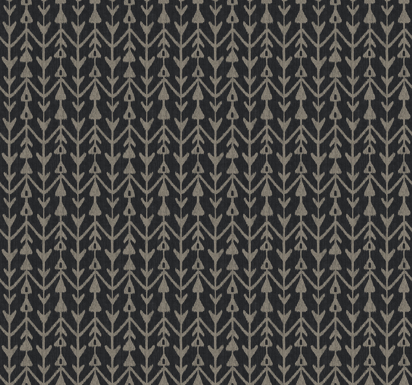 York Wallcoverings Lemieux et Cie Signature Martigue Stripe Black Wallpaper Bohemian Stripes Blacks   - LM5382