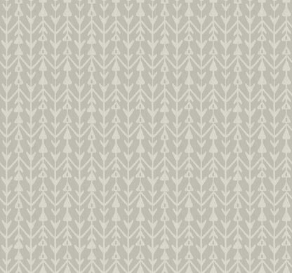 York Wallcoverings Lemieux et Cie Signature Martigue Stripe Grey Wallpaper Bohemian Stripes Greys   - LM5384