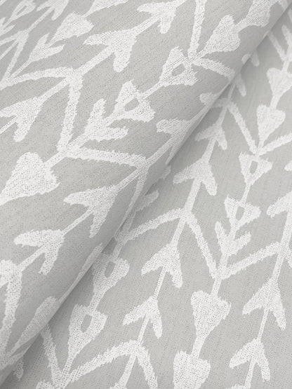 York Wallcoverings Lemieux et Cie Signature Martigue Stripe Grey Wallpaper Bohemian Stripes Greys   - LM5384