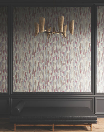 York Wallcoverings Lemieux et Cie Signature Pluie Multi Wallpaper Eclectic Modern Blues   - LM5402