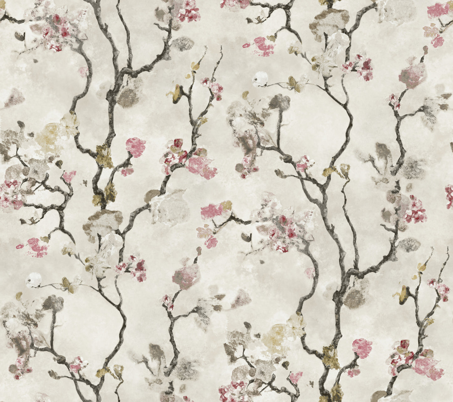 York Wallcoverings Lemieux et Cie Signature Avril Chinoiserie Rose Wallpaper Traditional Florals Pinks   - LM5411