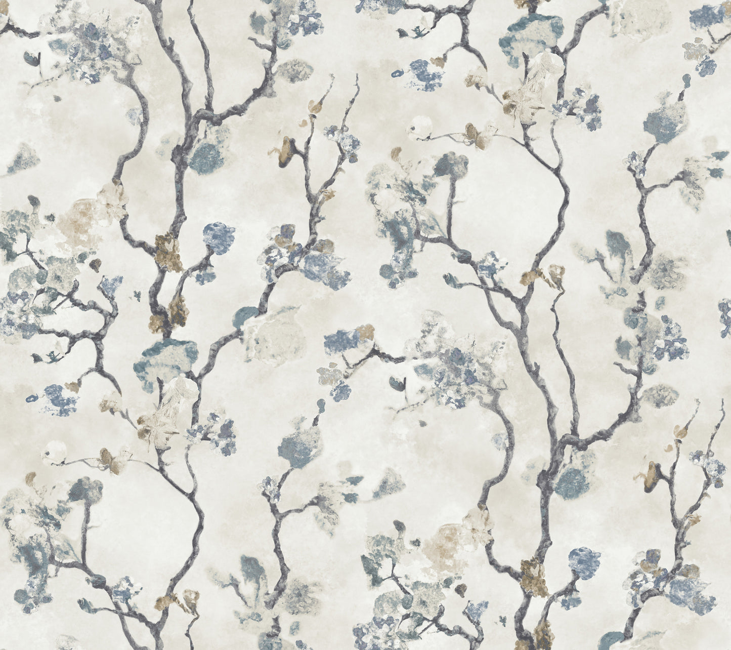 York Wallcoverings Lemieux et Cie Signature Avril Chinoiserie Peacock Wallpaper Traditional Florals Blues   - LM5412