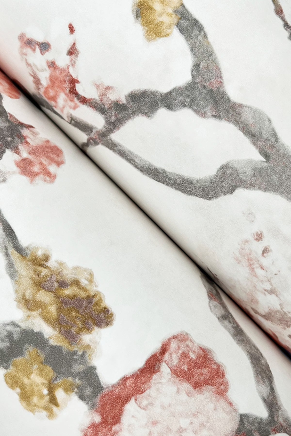 York Wallcoverings Lemieux et Cie Signature Avril Chinoiserie Coral Wallpaper Traditional Florals Oranges   - LM5413