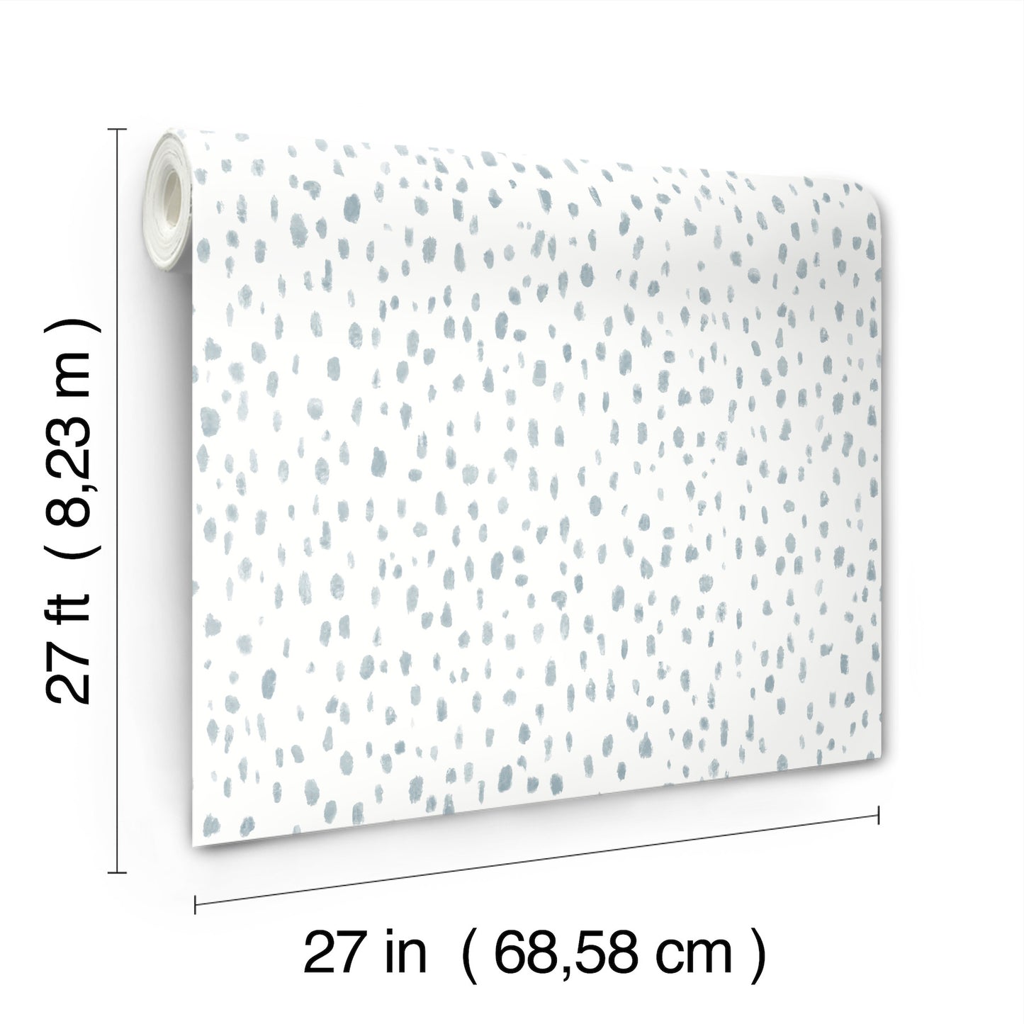 York Wallcoverings Lemieux et Cie Signature Tachette Sky Blue Wallpaper Kitchen and Bath Geometrics Blues   - LM5421