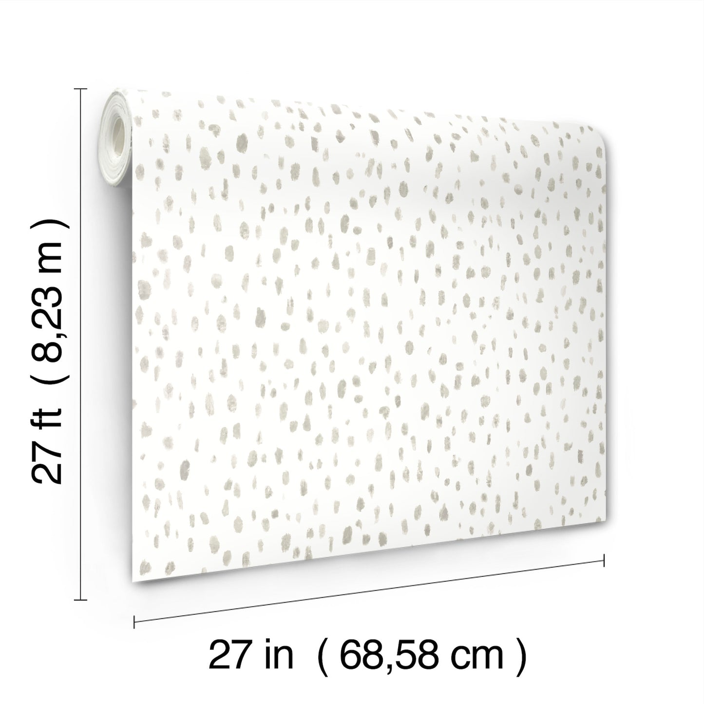 York Wallcoverings Lemieux et Cie Signature Tachette Taupe Wallpaper Kitchen and Bath Geometrics Greys   - LM5423