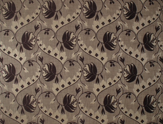 SCALAMANDRE OUTLET  FABRIC ALDEN  FABRIC CHOCOLATE   - LM 00253098 NEW SKU # LM30980025