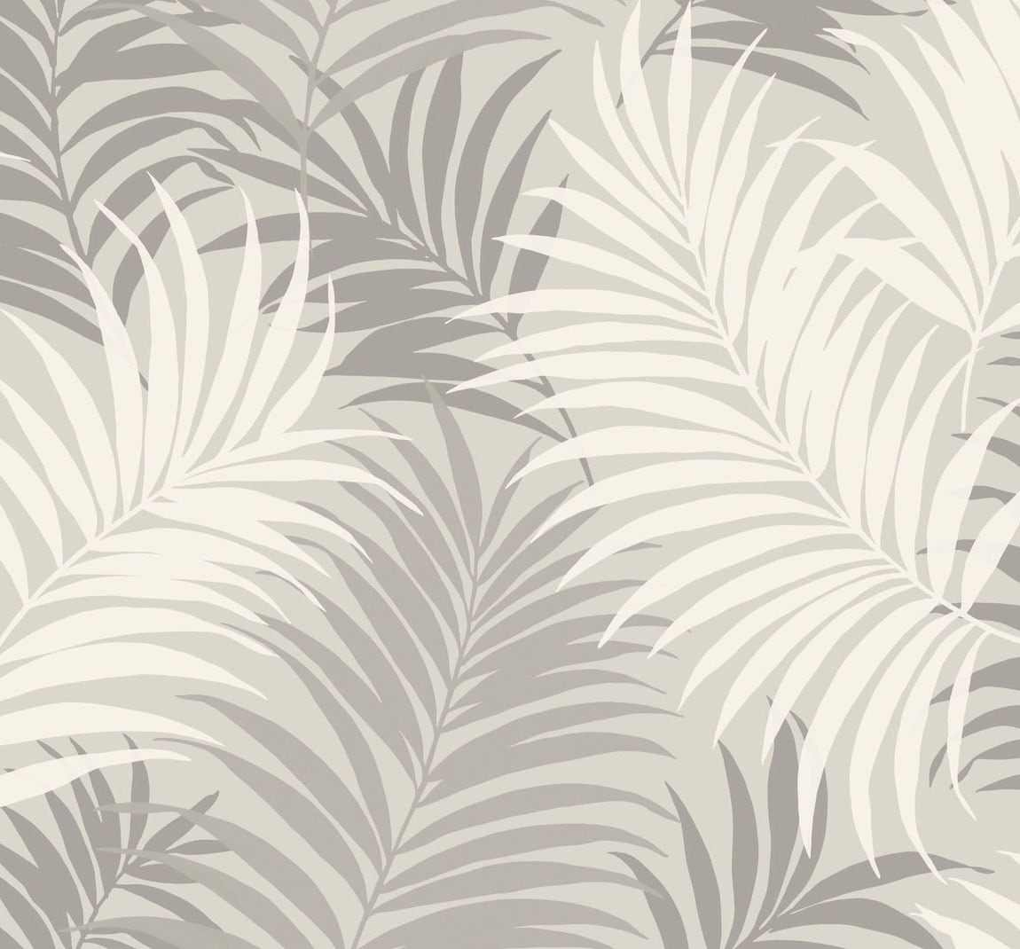 Lillian August Luxe Retreat Via Palma Palm Leaf Coastal Grey Matte Sidewall - LN10108