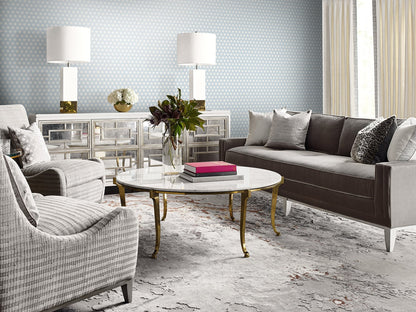 Lillian August Luxe Retreat Cabana Wicker Wicker Coastal Blue Matte  - LN10202