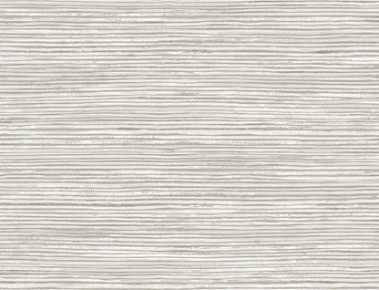 Lillian August Luxe Retreat Osprey Faux Grasscloth Grasscloth Coastal Silver Shimmer  - LN10308