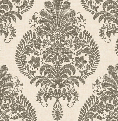 Lillian August Luxe Retreat Antigua Damask Damask Coastal Grey Matte  - LN10400