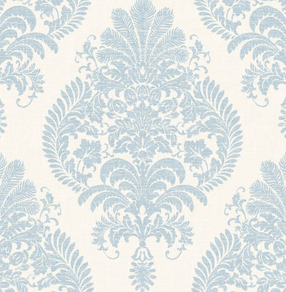 Lillian August Luxe Retreat Antigua Damask Damask Coastal Blue Matte  - LN10412