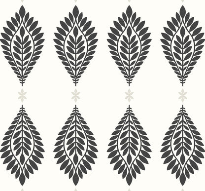 Lillian August Luxe Retreat Mirasol Palm Frond Palm Leaf Coastal Black Matte  - LN10600