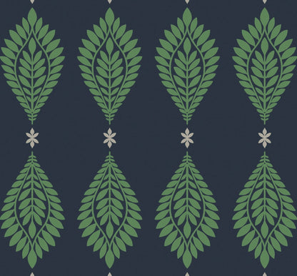 Lillian August Luxe Retreat Mirasol Palm Frond Palm Leaf Coastal Blue Matte  - LN10612