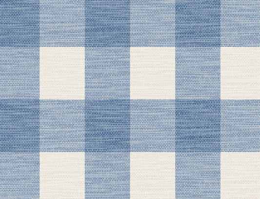 Lillian August Luxe Retreat Rugby Gingham Gingham Coastal Blue Matte Sidewall - LN10802