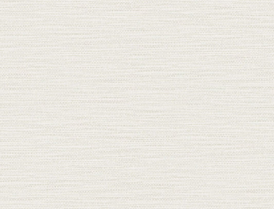 Lillian August Luxe Retreat Faux Linen Weave Faux Coastal Off-White Matte Sidewall - LN10900