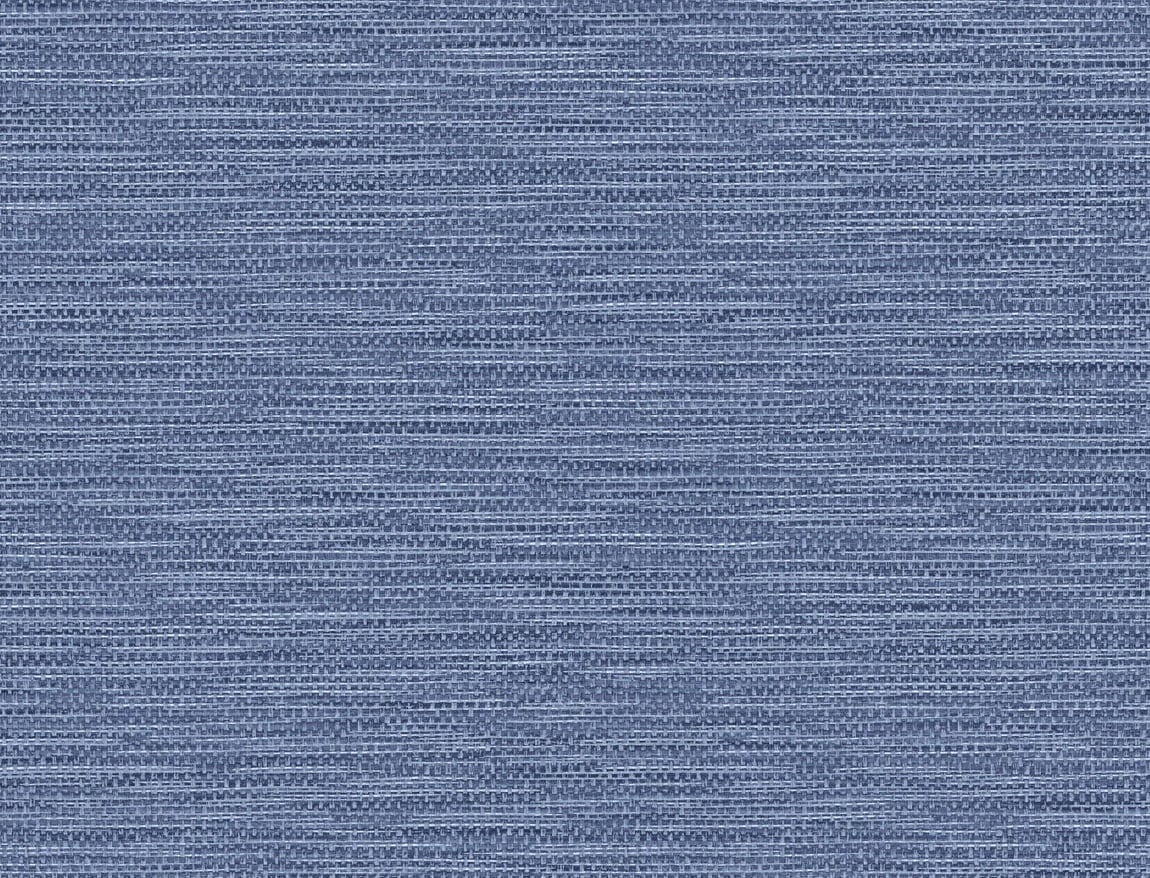 Lillian August Luxe Retreat Faux Linen Weave Faux Coastal Blue Matte Sidewall - LN10902