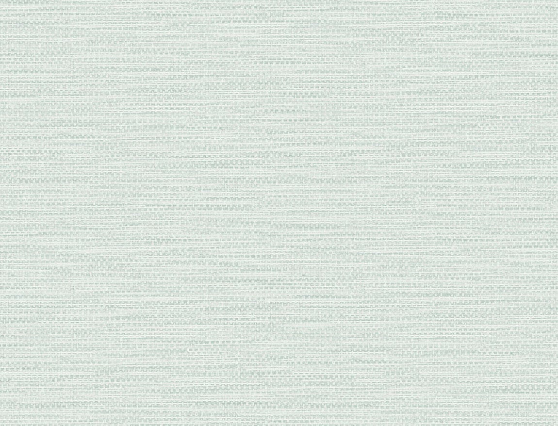 Lillian August Luxe Retreat Faux Linen Weave Faux Coastal Green Matte Sidewall - LN10904