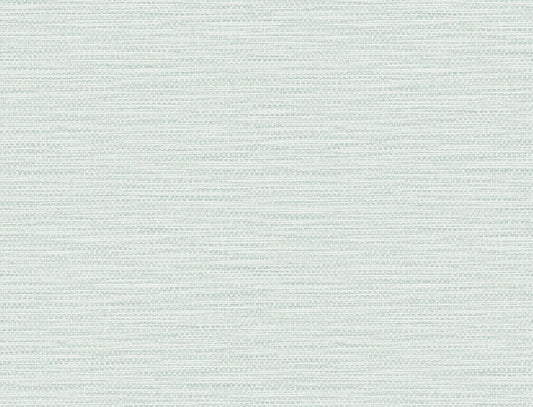 Lillian August Luxe Retreat Faux Linen Weave Faux Coastal Green Matte Sidewall - LN10904