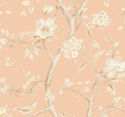 Lillian August Luxe Retreat Southport Floral Trail Chinoiserie Coastal Pink Matte  - LN11111
