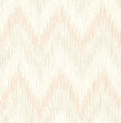 Lillian August Luxe Retreat Regent Flamestitch Stringcloth Chevron Coastal Pink Matte  - LN11201