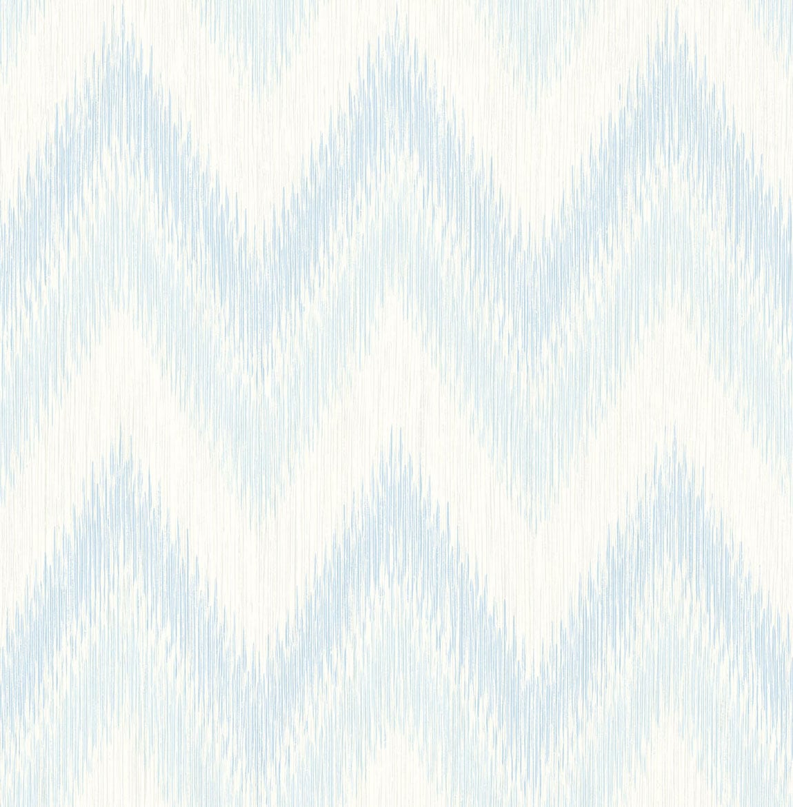 Lillian August Luxe Retreat Regent Flamestitch Stringcloth Chevron Coastal Blue Matte Sidewall - LN11202