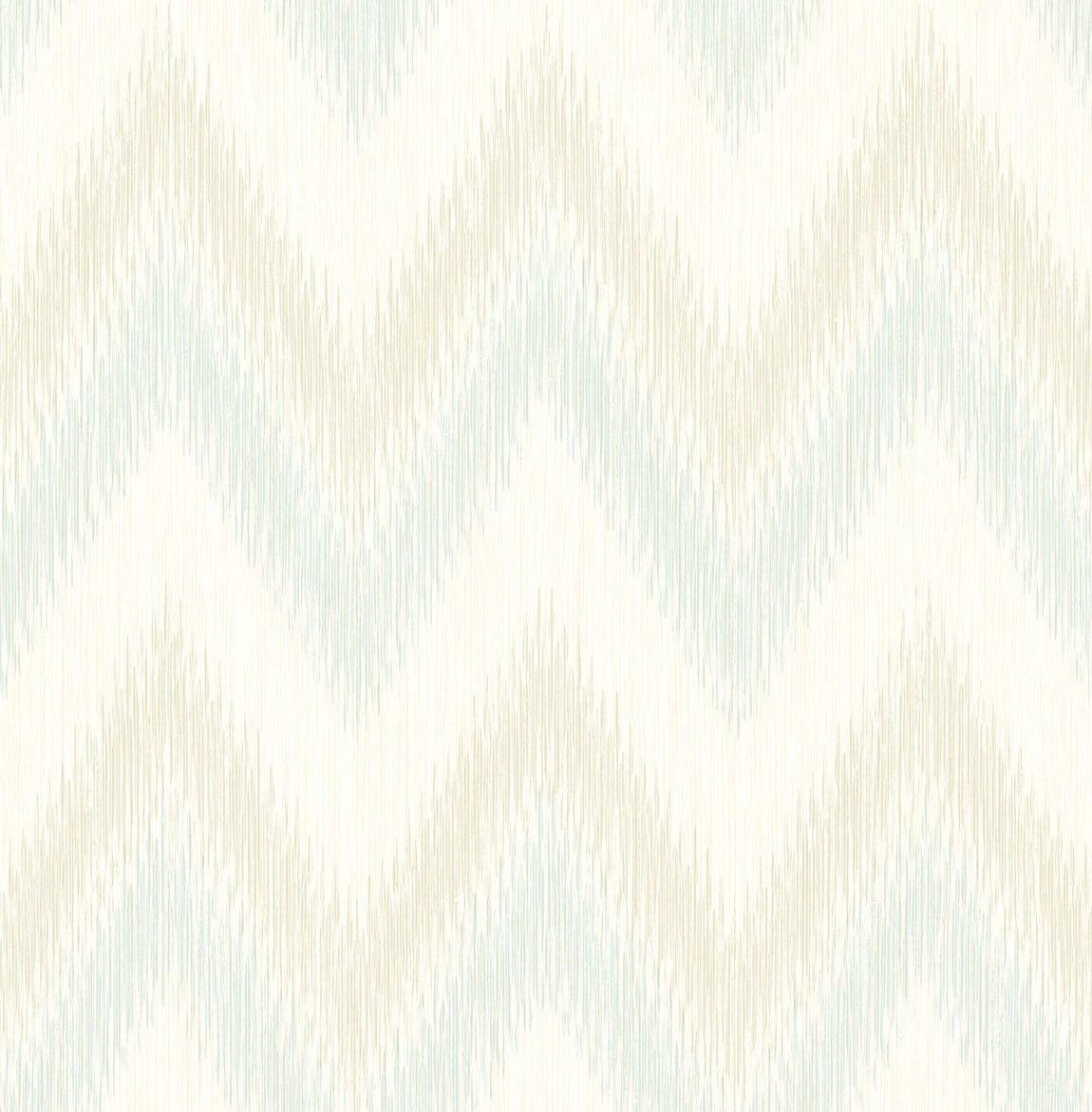 Lillian August Luxe Retreat Regent Flamestitch Stringcloth Chevron Coastal Green Matte Sidewall - LN11204