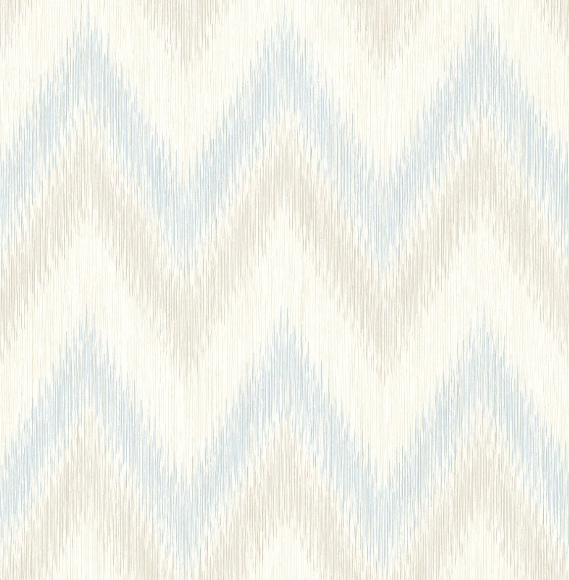 Lillian August Luxe Retreat Regent Flamestitch Stringcloth Chevron Coastal Blue Matte Sidewall - LN11212