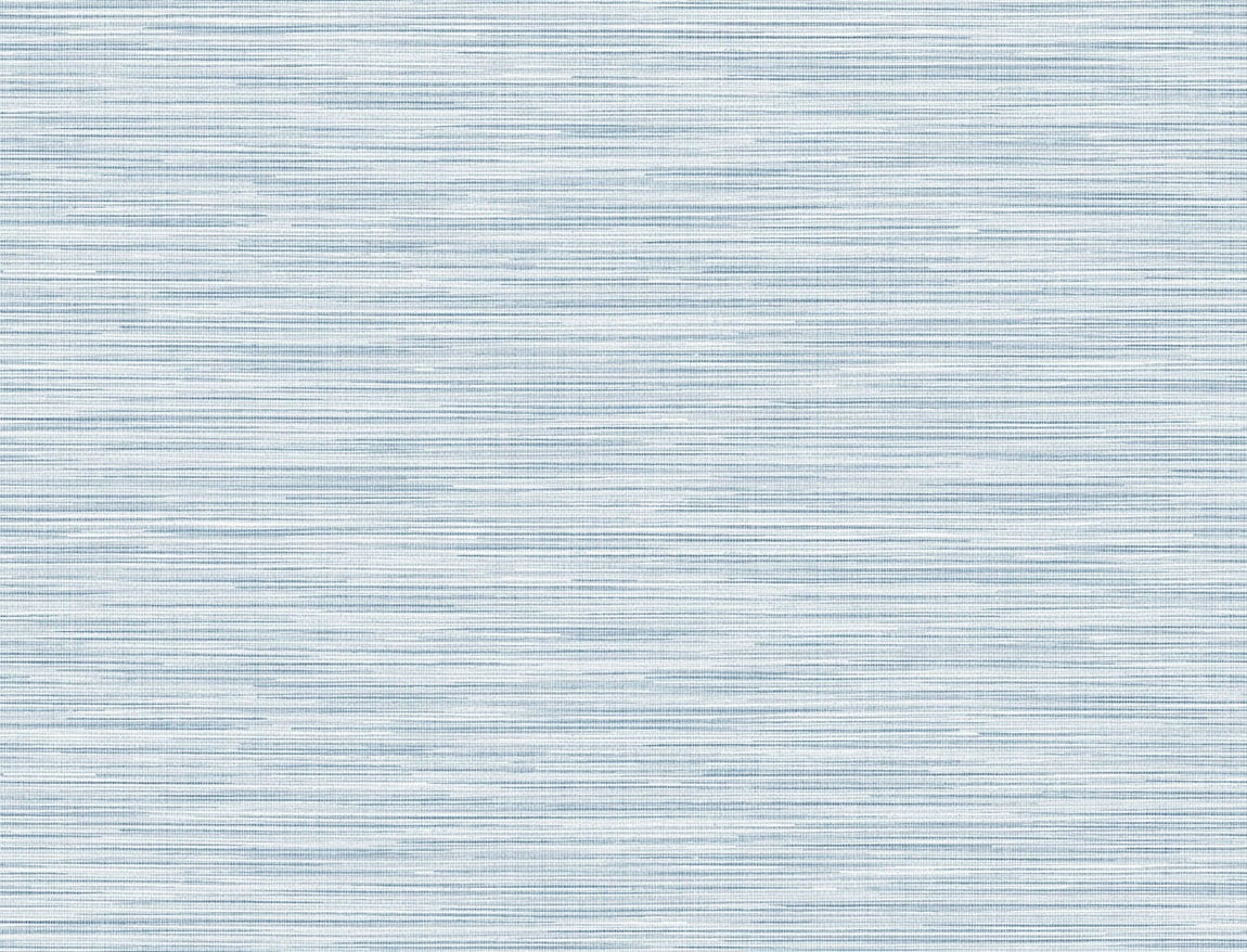 Lillian August Luxe Retreat Reef Stringcloth Grasscloth Coastal Blue Matte Sidewall - LN11312