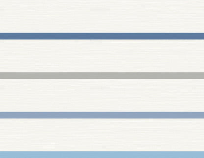 Lillian August Luxe Retreat Crew Stripe Stripe Coastal Blue Matte  - LN11402