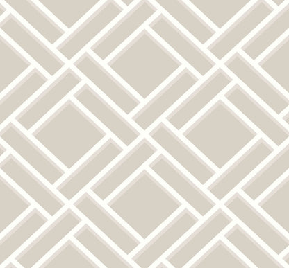 Lillian August Luxe Retreat Block Trellis Geometric Coastal Grey Matte  - LN11508