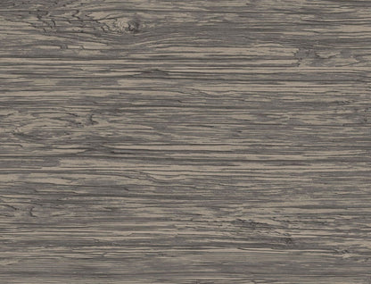 Lillian August Luxe Retreat Washed Shiplap Embossed Vinyl Wood Coastal Brown Matte  - LN11608