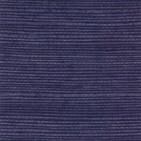 Lillian August Luxe Retreat Sisal Grasscloth Grasscloth Coastal Blue Satin Sidewall - LN11802