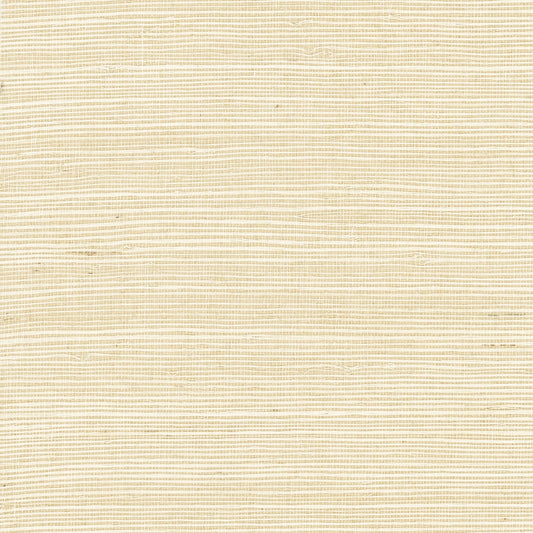 Lillian August Luxe Retreat Sisal Grasscloth Grasscloth Coastal Off-White Satin Sidewall - LN11803