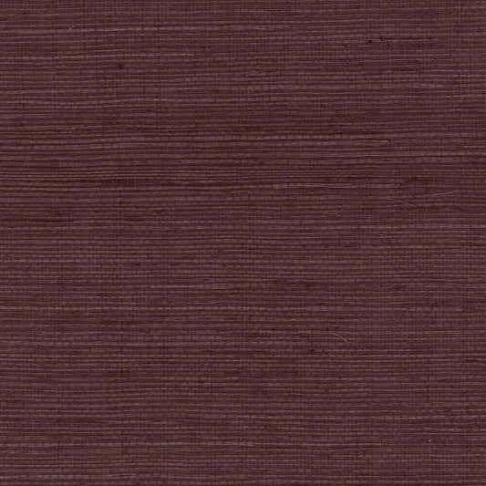 Lillian August Luxe Retreat Sisal Grasscloth Grasscloth Coastal Purple Satin Sidewall - LN11811