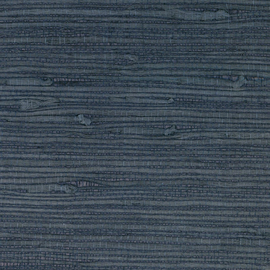 Lillian August Luxe Retreat Jute Grasscloth Grasscloth Coastal Blue Satin Sidewall - LN11812