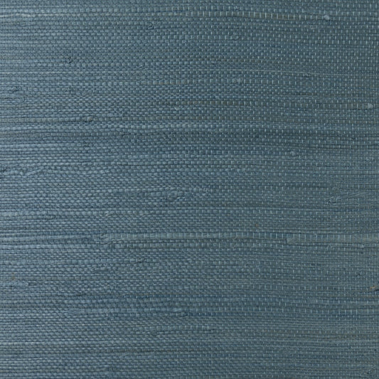 Lillian August Lillian August Grasscloth Binder Jute Grasscloth Contemporary Blue Satin Sidewall - LN11812