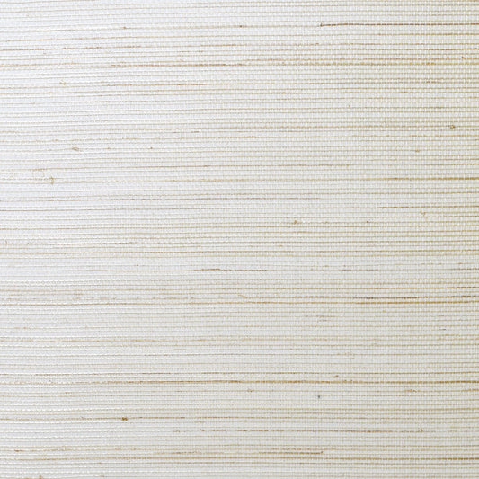 Lillian August Lillian August Grasscloth Binder Abaca Grasscloth Contemporary Off-White Metallic  - LN11823