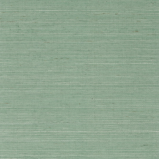 Lillian August Luxe Retreat Sisal Grasscloth Grasscloth Coastal Green Satin Sidewall - LN11824