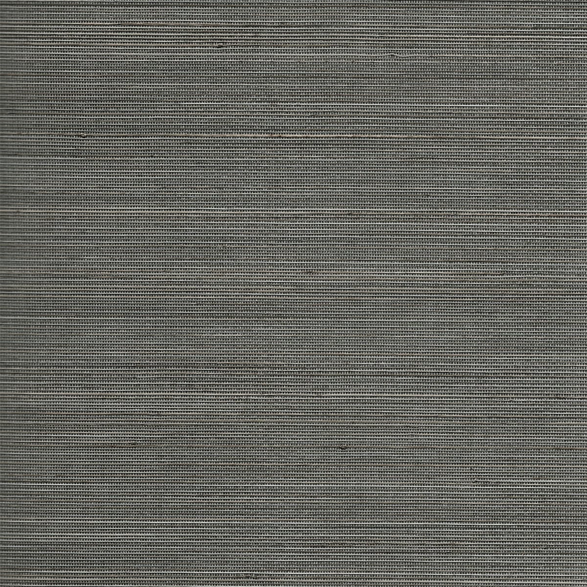 Lillian August Luxe Retreat Abaca Grasscloth Grasscloth Coastal Grey Satin Sidewall - LN11835