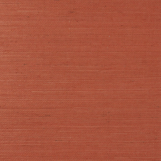 Lillian August Lillian August Grasscloth Binder Sisal Grasscloth Contemporary Orange Satin Sidewall - LN11841